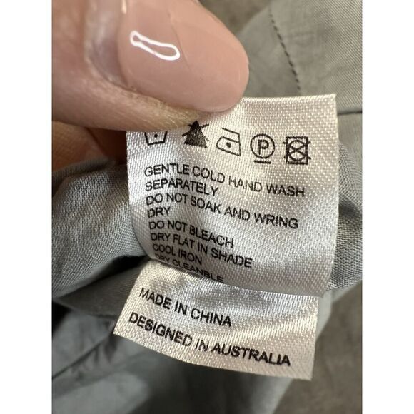 Zimmermann Floral Lace-UpโBack Mini Dress, Size 6 US - Picture 15 of 16